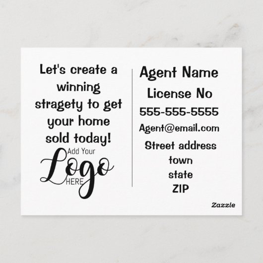 おもしろい実在はがき料理新築ホーム ポストカード (裏面)