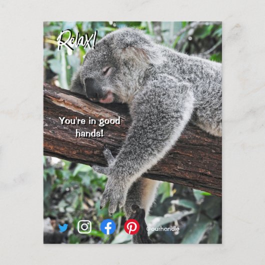 おもしろい実在リラックス財 チラシ (正面)