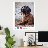 おもしろい実在不動産は次の家の犬を嗅ぎ分ける ポスター (ホームオフィス)