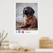 おもしろい実在不動産は次の家の犬を嗅ぎ分ける ポスター (キッチン)