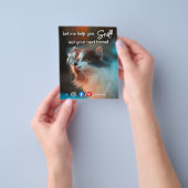 おもしろい実在不動産は次の猫のposを嗅ぎ出す チラシ (手)