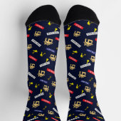 おもしろい実在代理ノベルティ ソックス (上部)