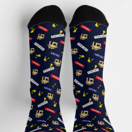 おもしろい実在代理ノベルティ ソックス