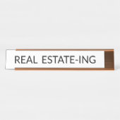 おもしろい実在名プレート |エージェント デスクネームプレート (正面)