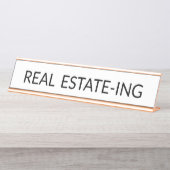 おもしろい実在名プレート |エージェント デスクネームプレート (正面)