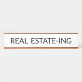 おもしろい実在名プレート |エージェント デスクネームプレート (正面)