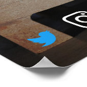 おもしろい実在地葉書き込み ポスター (角)