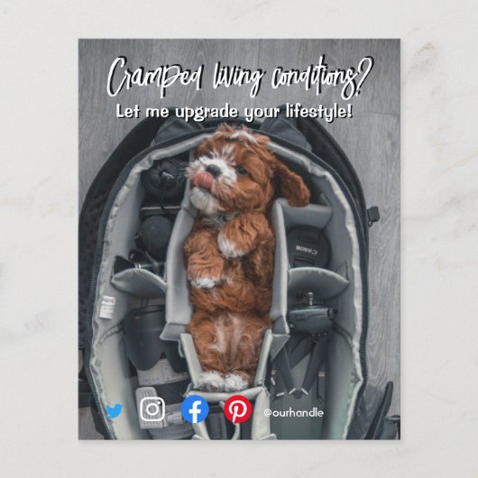 おもしろい実在地葉書 チラシ (正面)