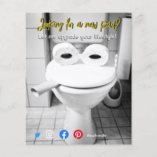 おもしろい実在所はがき チラシ (正面)