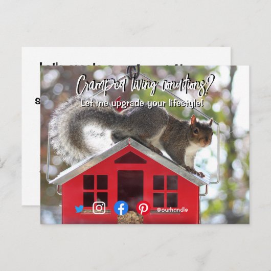 おもしろい実在所詰め ポストカード (正面/裏面)