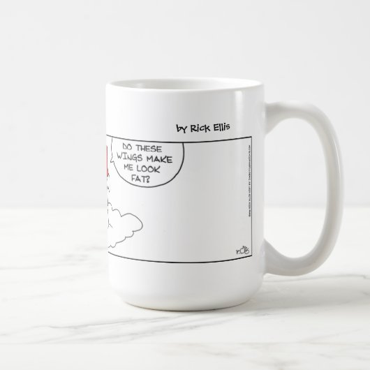 おもしろい実在永遠の問題 コーヒーマグカップ (右)