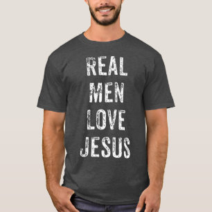 おもしろい実在男Love Jesus Christian VBS教会 Tシャツ