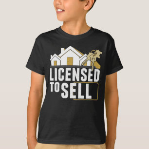 おもしろい実在 Estate Agent Umore Property Broker Tシャツ