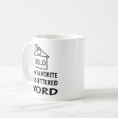 おもしろい実在Estate Agent House Broker不動産仲介業者ギフト コーヒーマグカップ (正面左)