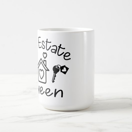 おもしろい実在Estate Agent House Broker不動産仲介業者 コーヒーマグカップ (中央)
