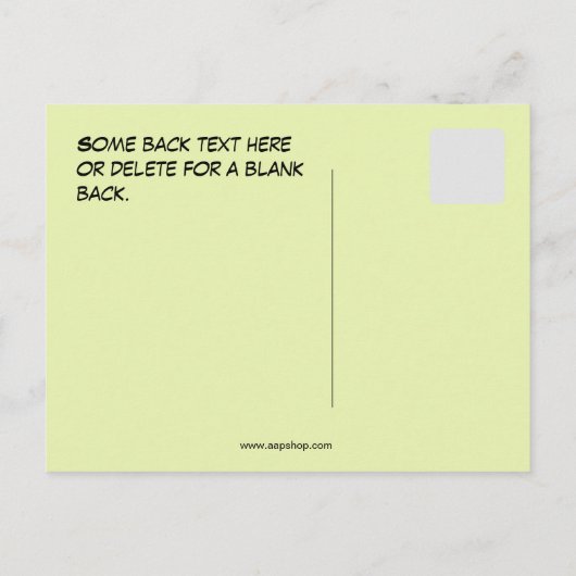 おもしろい実質のゴルファー、たった今結婚しました 案内ポストカード (裏面)