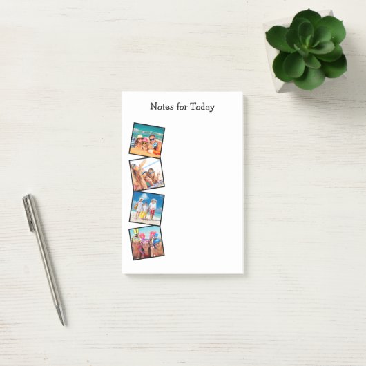 おもしろい家族の休暇の写真メモ今日の投稿 ポストイット (オフィス)