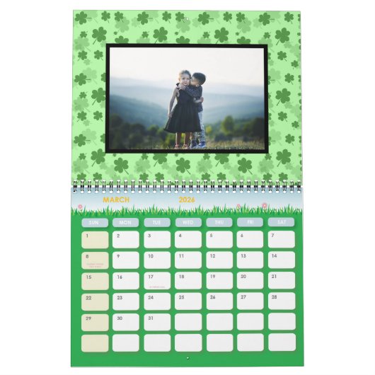 おもしろい家族の子供の写真 カレンダー (3月 2026)