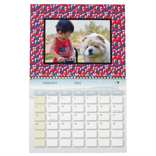 おもしろい家族の子供の写真 カレンダー (2月 2026)