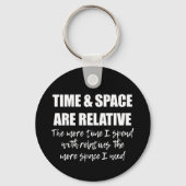 おもしろい家族科学引用文タイポグラフィ キーホルダー (正面)