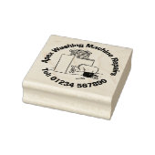 おもしろい家電修理の漫画 ラバースタンプ (スタンプ)