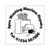 おもしろい家電修理の漫画 ラバースタンプ (インプリント)