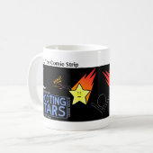 おもしろい射撃、 発砲スターズStickman Mug - 092 コーヒーマグカップ (正面左)