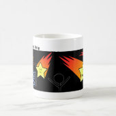 おもしろい射撃、 発砲スターズStickman Mug - 092 コーヒーマグカップ (中央)