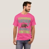 おもしろい射撃、 発砲野生動物野球 Tシャツ (正面フル)