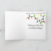 おもしろい小さなクリスマスヤギ シーズンカード (内部)