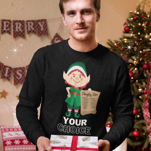 おもしろい小妖精や小人まいけなたはNiceリストの選択 Tシャツ