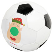 おもしろい小妖精や小人クリスマス サッカーボール (3/4)