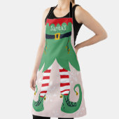 おもしろい小妖精や小人スーツイラストレーションサンタのリトルヘルパー エプロン (インサイチュ)