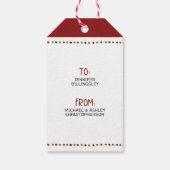 おもしろい小妖精や小人レッグホリーすてきクリスマスから ギフトタグ