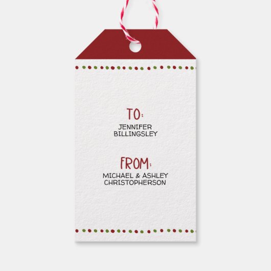 おもしろい小妖精や小人レッグホリーすてきクリスマスから ギフトタグ (裏面)