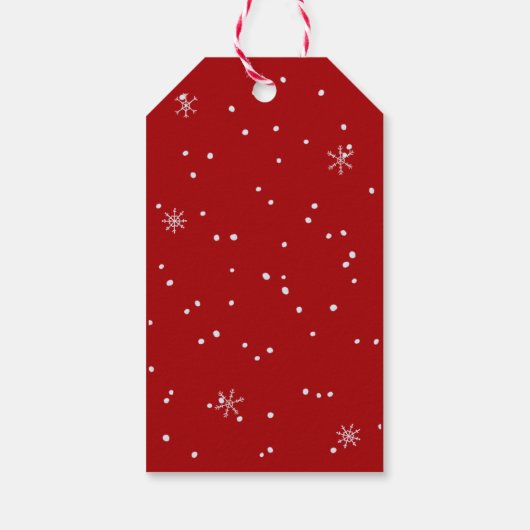 おもしろい小妖精や小人脚 ギフトタグ (裏面)