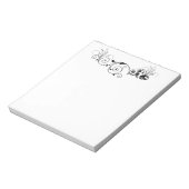 おもしろい尾のラディバグ ノートパッド (回転)