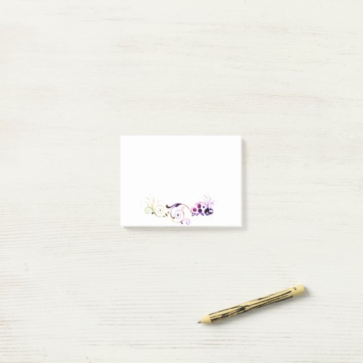 おもしろい尾 ポストイット (デスク上)