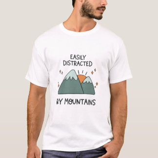 おもしろい山自然愛好家 Tシャツ