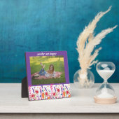 おもしろい山花カラフル卒業カスタム写真 フォトプラーク (インサイチュ)