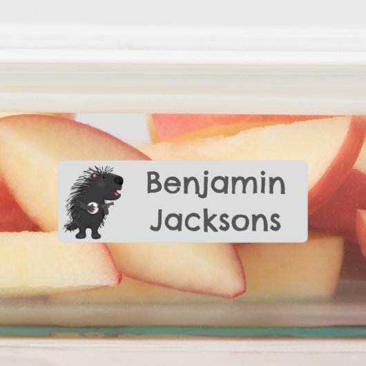 おもしろい山遊の番所漫画パーソナライズされた ラベル (貼付)