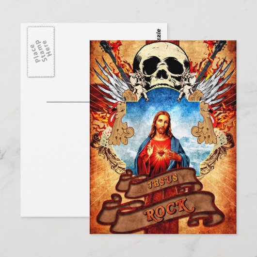 おもしろい岩 ポストカード (正面/裏面)