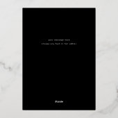 おもしろい市松模様にの写真 箔シーズンカード (裏面)