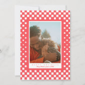 おもしろい市松模様に シーズンカード (正面)
