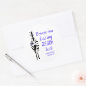 おもしろい希疾患認識度 ラウンドシール (封筒)