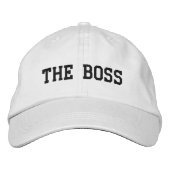 おもしろい帽子 刺繍入りキャップ (正面)