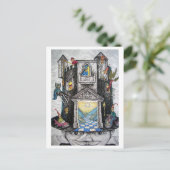 おもしろい帽 ポストカード (スタンド正面)