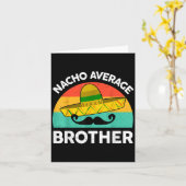 おもしろい平均じゃないビッグブラザーTシャツ メキシコのフィエスタ カード (黄色い花)