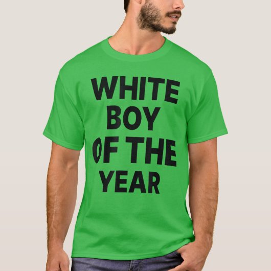 おもしろい年の少年 Tシャツ (正面)