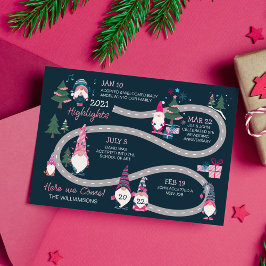 おもしろい年度終了ハイライト格言クリスマスロードマップ シーズンカード